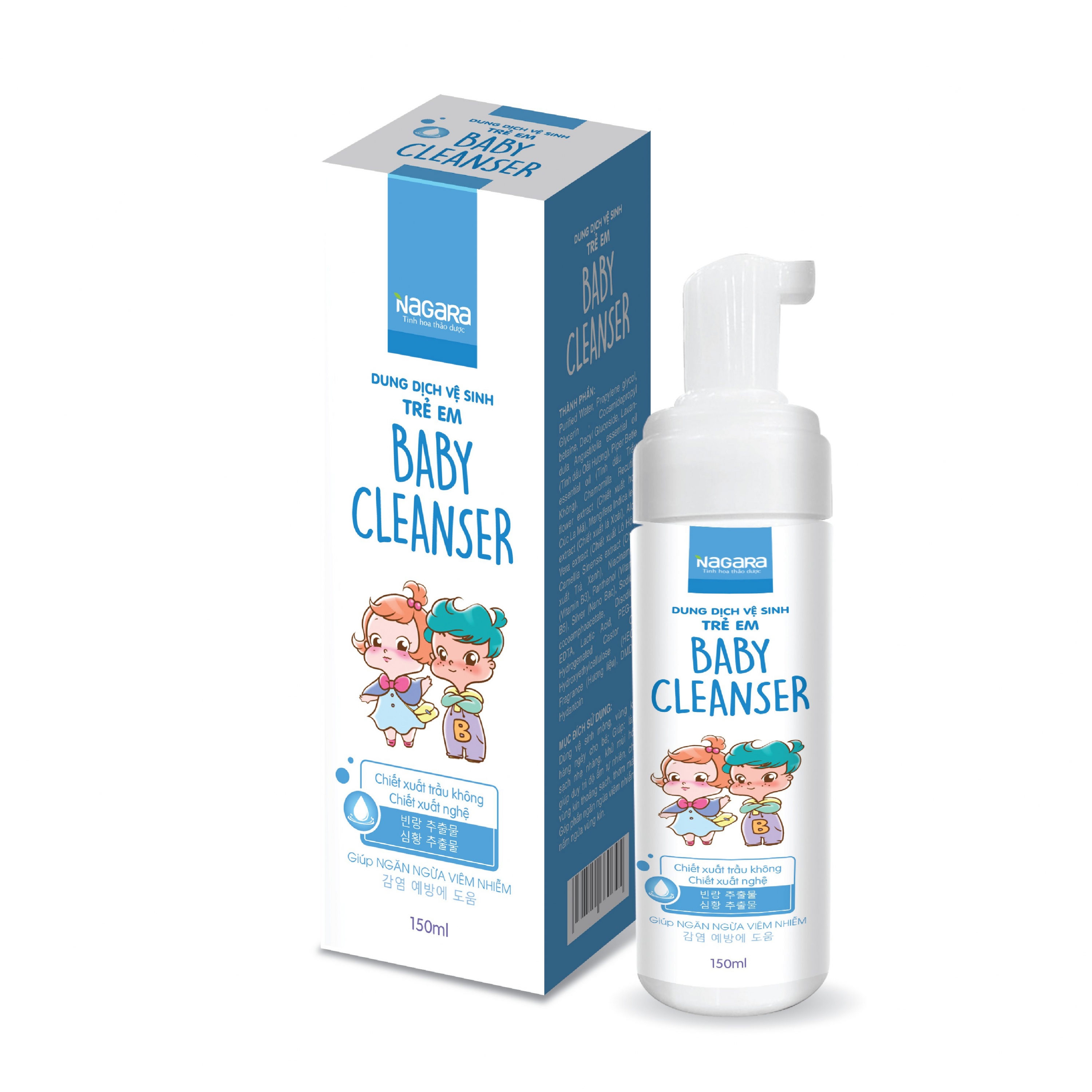 DUNG DỊCH VỆ SINH TRẺ EM BABY CLEANSER